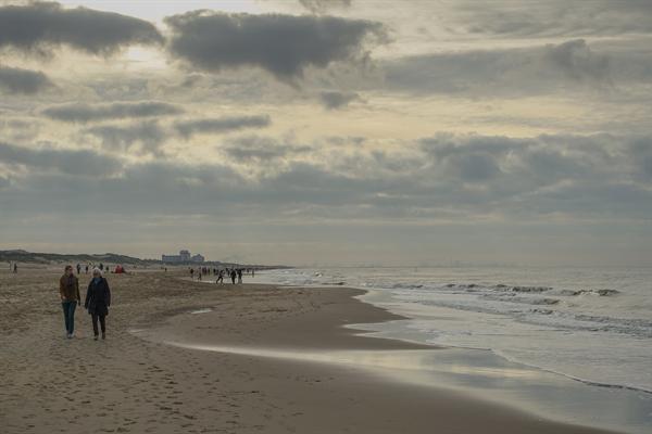 Strand Kijkduin: Strand op een rustige dag