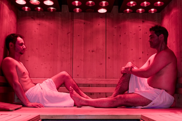 Samen in de sauna