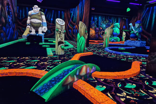 GlowGolf Kerkrade: Over de helling heen