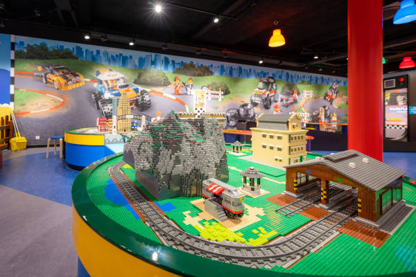 De trein tafel bij Legoland Discovery Centre Scheveningen