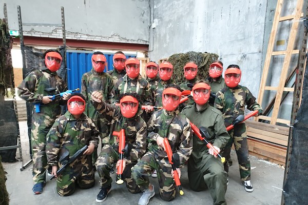 Kinder paintball