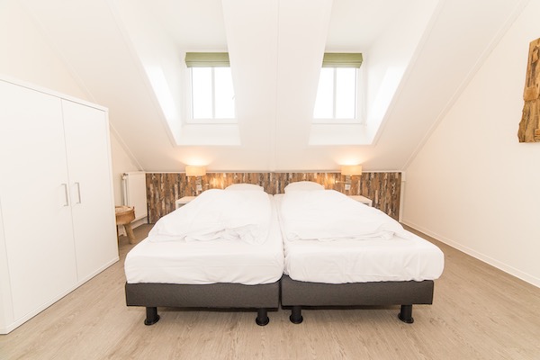 Slaapkamer bij Dormio Resort Maastricht