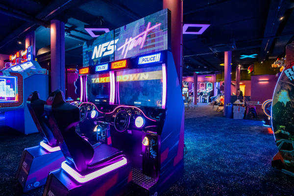 Race game bij Stickx Arcade