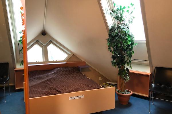 Slaapkamer bij Kijk Kubus Museum Woning