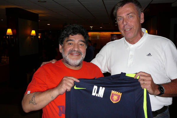 Diego Maradona en Jos Lenssen