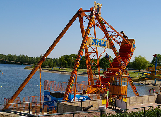 Buiten in de Piraten boot