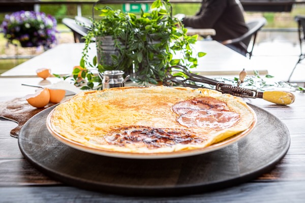 Pannenkoek met spek