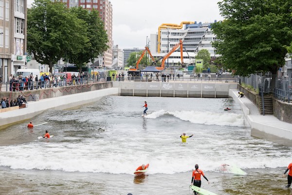 Surfen in de stad