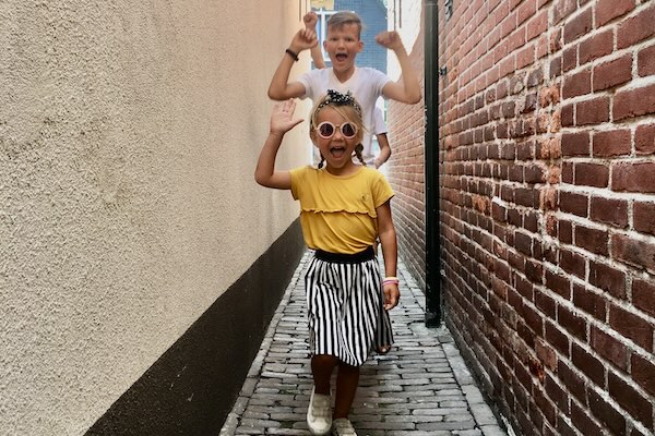 De tocht is ook erg leuk voor de kids